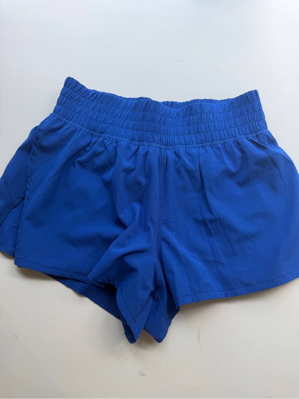 90 Degree by Reflex Lightstreme Love and Flutter Running Shorts small blue
